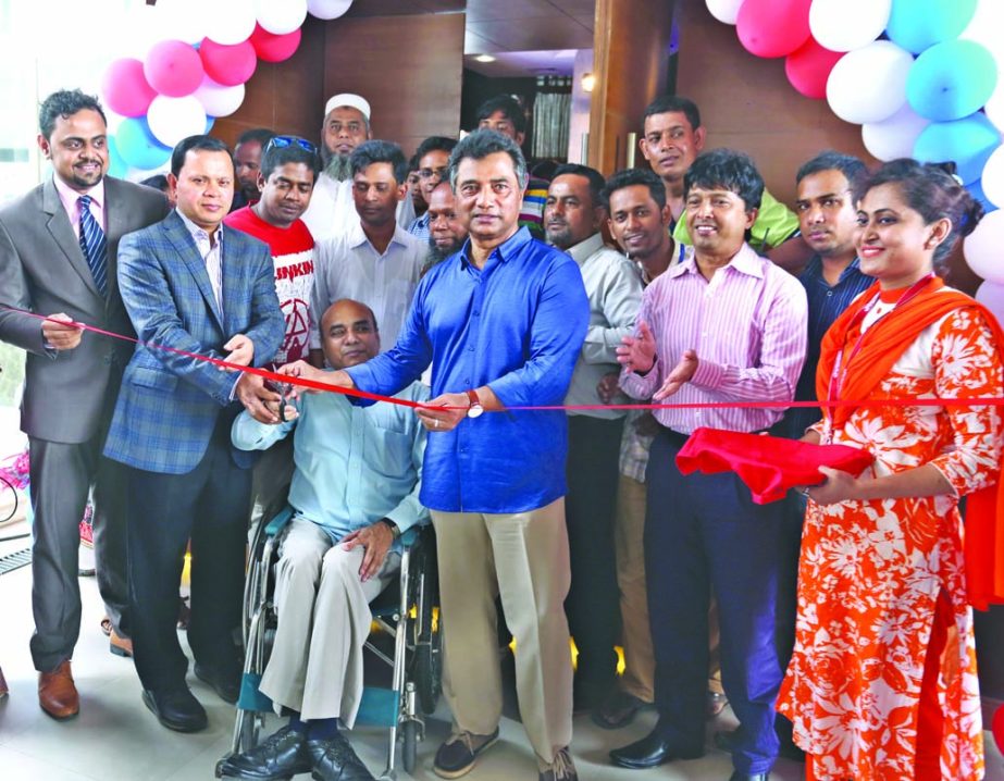DNCC Mayor Annisul Huq inaugurates a 2 day long Employment Fair for physically challenged people titled "We have the right to serve"" on Saturday as chief guest at Krishibid Institution Bangladesh organized by Bangladesh Protibondhi Kallayan Samity (BPKS"
