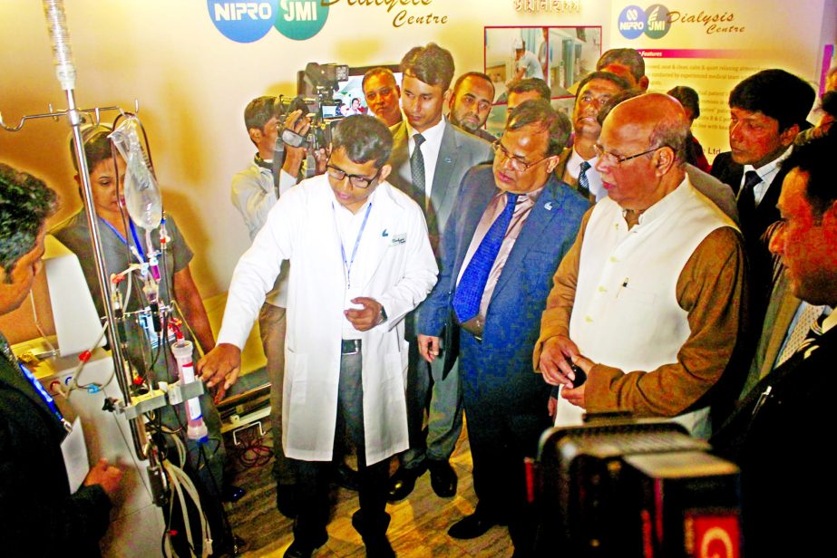 Health and Family Planning Minister, Mohammad Nasim inaugurates Japan-Bangladesh joint venture company â€˜JMI Industrial Gas Ltd (JIGL)â€™ at a city hotel on Saturday.