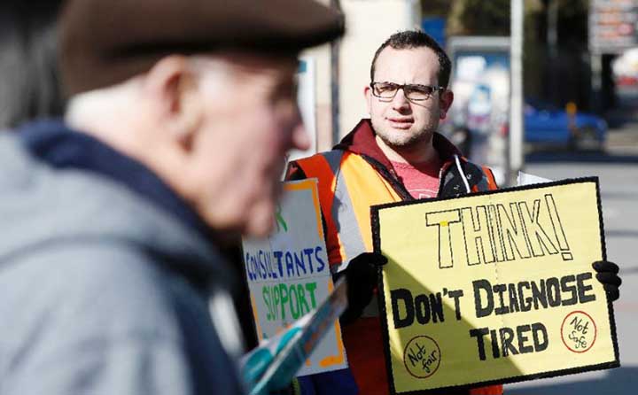 Junior doctors in England started their first ever all-out strike on Tuesday.