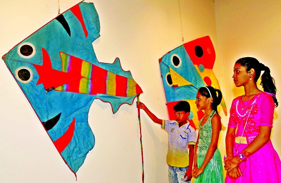 Dhakabashi and Bangladesh Shilpakala Academy jointly organised a Kite Show at the Shilpakala Academy Gallery on Friday.