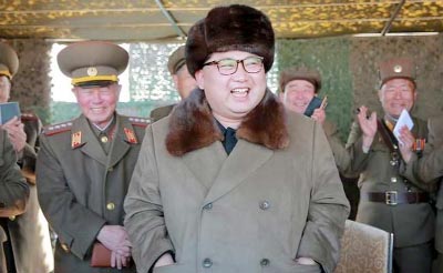 In his address on Friday, Kim Jong Un hailed the "magnificent ... and thrilling" nuclear test.