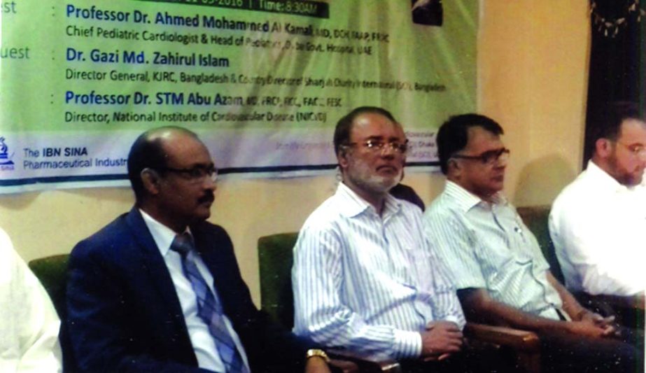 IbneSina Pharmaceutical Industries Limited sponsored the 7th pediatric cardiac intervention workshop (11th to 15th may'16) at national cardiovascular institute auditorium. Dr. S T M Abu Azam, Director of the institute presided over the workshop. Represen