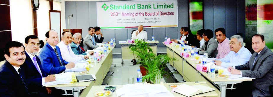 The 253rd Board Meeting of Standard Bank Ltd. held on Wednesday in the city. Chairman of the Board of Directors. Kazi Akram Uddin Ahmed presided over the meeting. It was attended by Vice Chairman Ferozur Rahman, Directors Messers Kamal Mostafa Chowdhury,