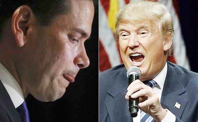 Former US Republican presidential candidate Marco Rubio ruled out becoming Donald Trump's vice presidential running mate.