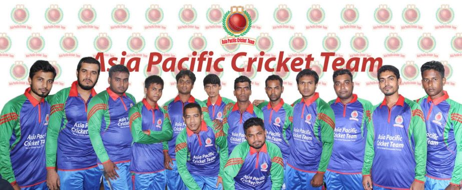 Selected players of Asia Pacific Cricket team.