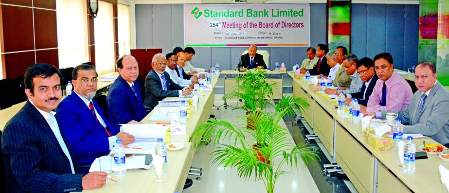The 254th board meeting of Standard Bank Ltd. (SBL) held on Monday in the city. Chairman of the Board of Directors Kazi Akram Uddin Ahmed presided over the meeting. Vice Chairman Ferozur Rahman, Directors Messers Kamal Mostafa Chowdhury, Ashok Kumar Saha,