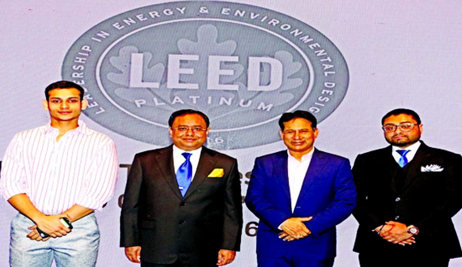 Envoy Textiles Limited, the best denim manufacturing company of Bangladesh, organised a function for achieving the Leadership in Energy and Environmental Design (LEED) certification in platinum category held at a city hotel on Monday. Engr Kutubuddin Ahme