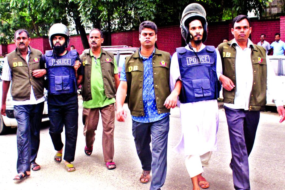 Two activists of banned Ansarullah Bangla Team (ABT) were arrested by DB police from cityâ€™s Kamrangir Char area on Tuesday.