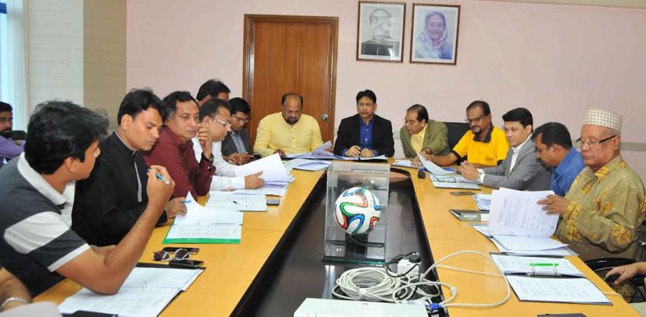 Chairman of the Professional Football League Committee of BFF and Senior Vice-President of BFF Abdus Salam Murshedy presided over the meeting of the Professional Football League Committee at the BFF House on Thursday.