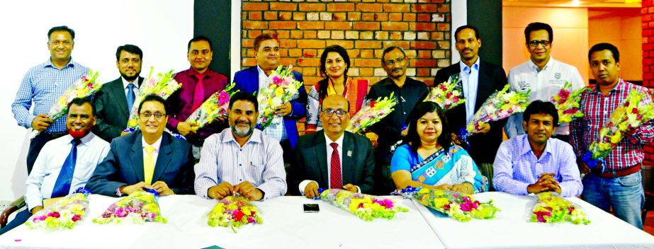 Office Bearer and Executive Council (EC) Election of Bangladesh Society for Human Resource Management (BSHRM) held recently in the city. New members of the committee pose after the election.