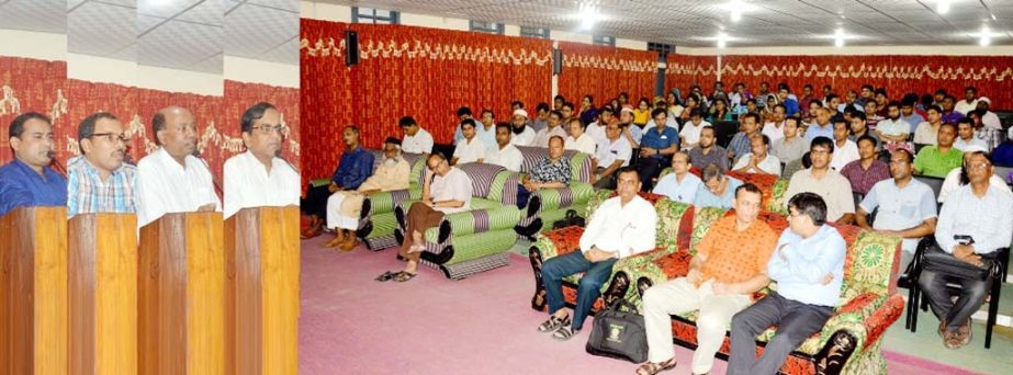 CUET Teachers Association organised a farewell and reception to former VC Dr Mohammad Jahangir Alam and welcome to new VC Dr Mohammad Rafiqul Alam and Iftar Mahfil on Thursday.