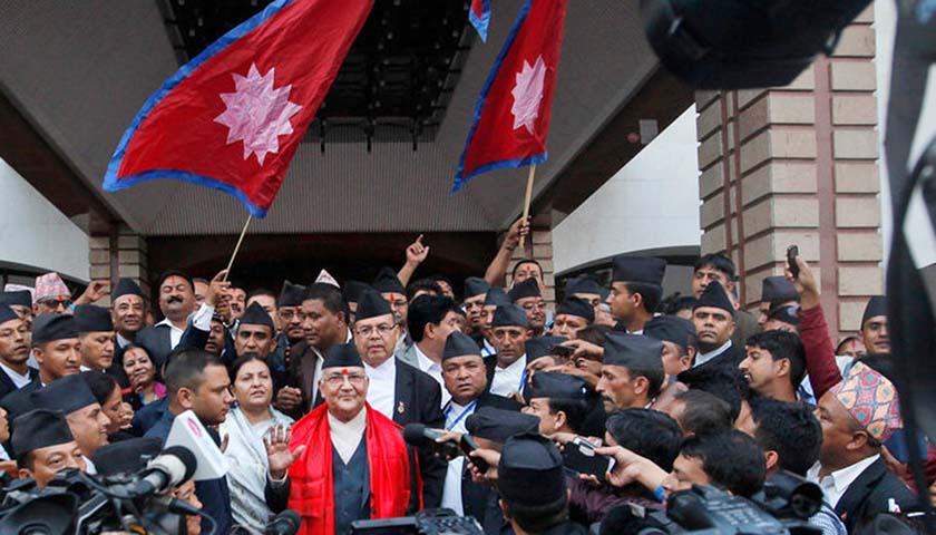 Kathmandu: In a sudden but not surprising move, the Pushpa Kamal Dahal 'Prachanda'-led CPN (Maoist Centre) on Tuesday withdrew support from the K.P. Sharma Oli government in Nepal, reducing it to a minority.