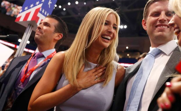 Mr Trump's adult children led the New York delegation at the convention : Reuters