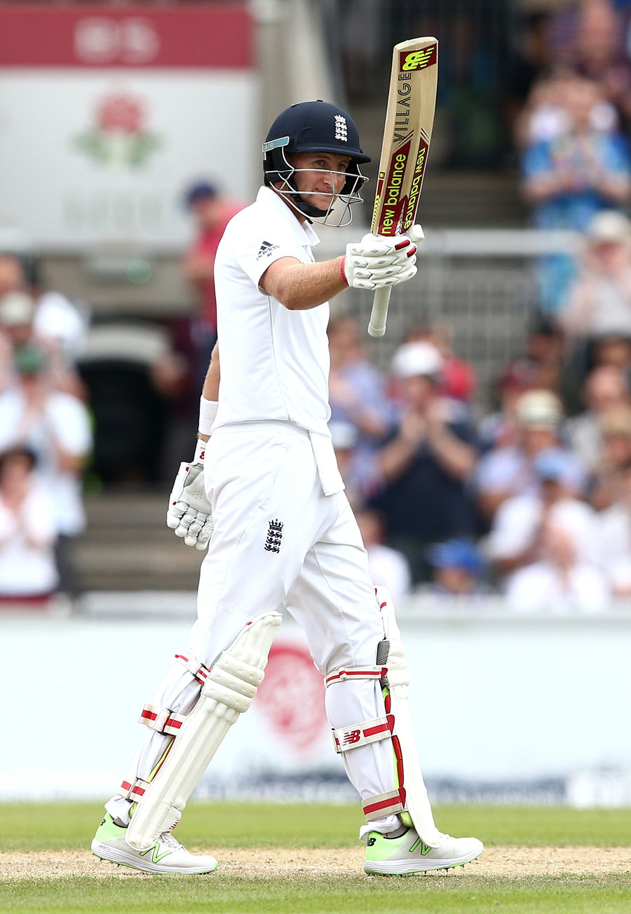 Joe Root reaches 150 on the second day morning of 2nd Investec Test between England and Pakistan at Old Trafford on Saturday.