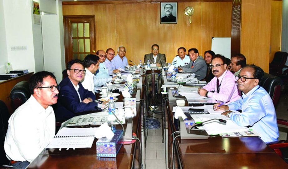 244th meeting of the Board of Directors' of Progati Insurance Ltd held recently in the city. Chairman Syed M. Altaf Hussain, former Chairman Khalilur Rahman, Directors' Syedur Rahman Mintoo, A.K.M Shamsuddin, M.A. Malek, Nasir Latif, A.N.M Yeahea, Mahbu