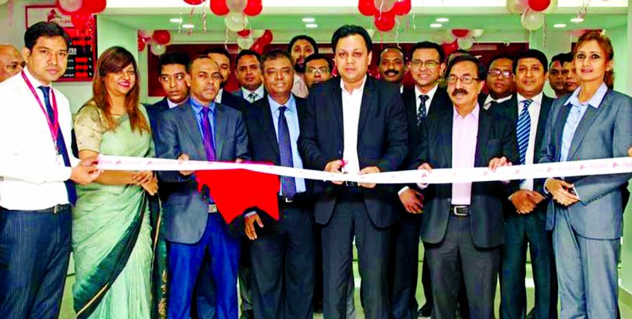 Rubel Aziz, Chairman of City Bank inaugurated bank's new branch at Oxygen crossing, Chittagong on Tuesday. Faruq M. Ahmed, Additional MD and other high officials of the bank were also present in the inaugural programme.