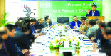 Half Yearly Managers Conference-2nd Phase of Premier Bank Ltd held on Saturday in the city. Dr HBM Iqbal, Chairman of the bank spoken at the programme as Chief Guest. Director BH Haroon, MP and Managing Director Khondker Fazle Rashid were present in the o