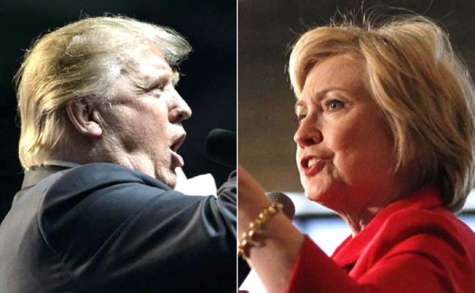Hillary Clinton's lead over Republican rival Donald Trump narrowed to less than 3 percentage points.