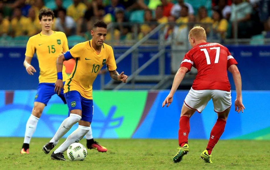 Neymar and his team-mates have spared Brazil the embarrassment of early elimination from their own tournament on Wednesday.