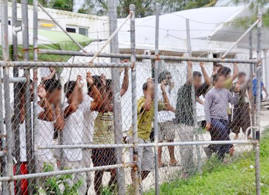 Australia is keeping more than 850 asylum-seekers on Manus Island.