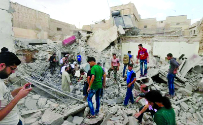 The battle for Syria's second city has killed 333 civilians.