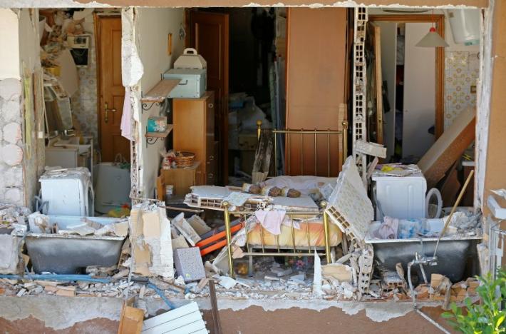 The interior of an house is seen in Amatrice, following an earthquake, central Italy, August 25, 2016. REUTERSStefano Rellandini