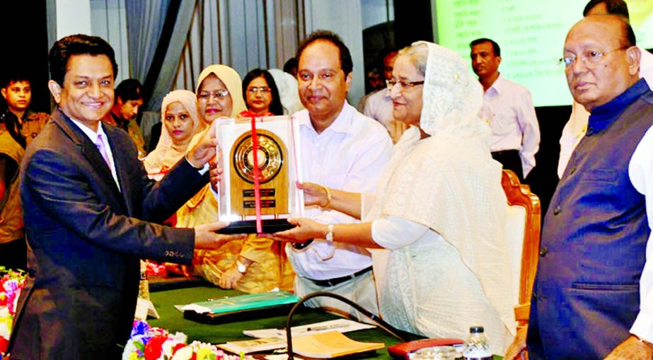 Prime Minister Sheikh Hasina handed over Export Trophies to 113 businessmen on Sunday in the city. Commerce Minister Tofail Ahmed presided over the programme where Chairman of the Parliamentary Standing Committee on Commerce Ministry Md Tajul Islam Chowdh