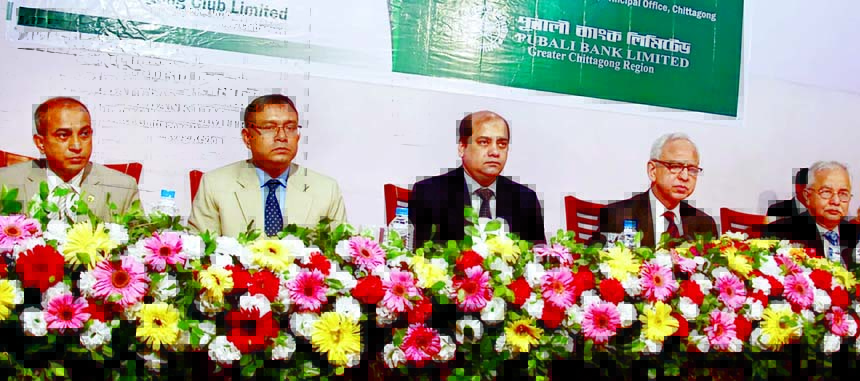 The 2nd Managers' Conference- 2016 of greater Chittagong area of Pubali Bank Limited (PBL) held recently in Chittagong. Safiul Alam Khan Chowdhury, Additional Managing Director, Mohammad Ali and Akhtar Hamid Khan- Deputy Managing Directors of the bank we