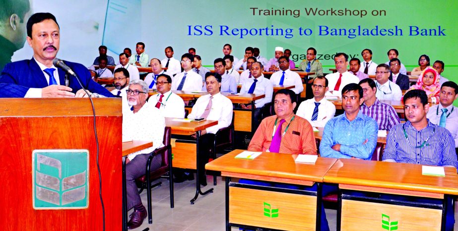 National Bank Training Institute and Credit Administration Division of National Bank Ltd. (NBL) jointly organized a workshop on "ISS Reporting to Bangladesh Bank"" at its Head Office recently. A total number of 57 Executives & Officers of different branc"