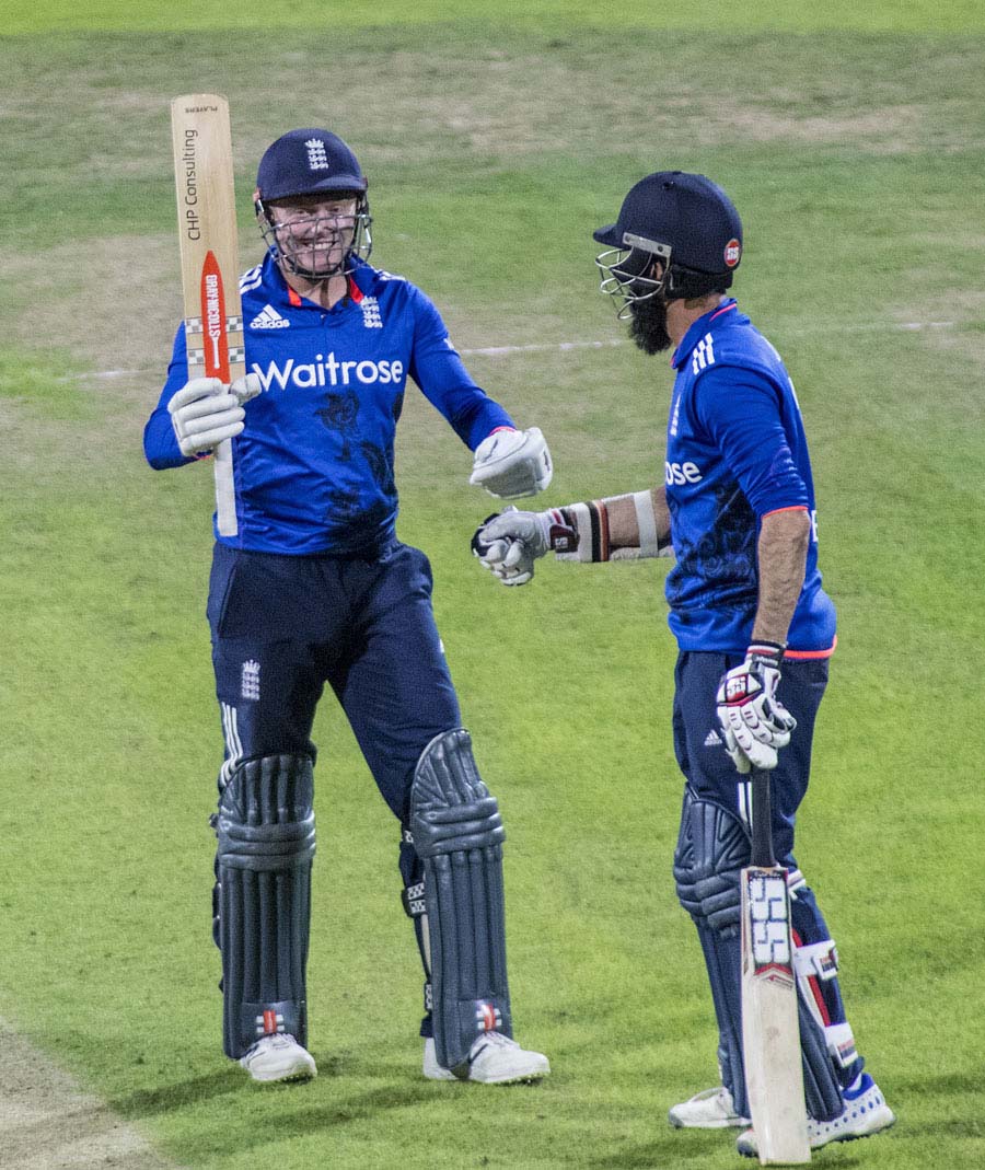 Jonny Bairstow notched a fifty on his home ground in the 4th ODI between England and Pakistan at Headingley on Thursday.