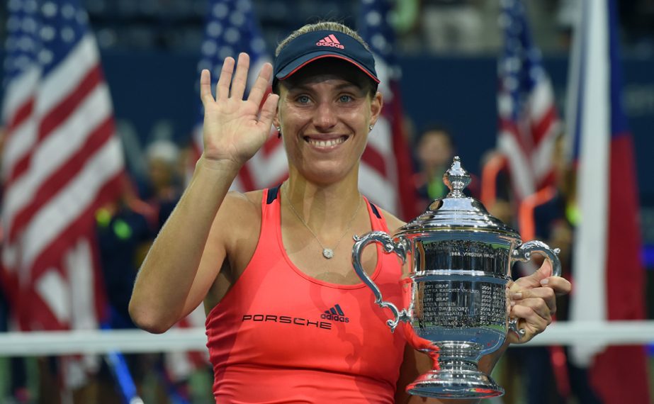 Angelique Kerber won the US Open marking her rise to world number one with a gritty victory over Karolina Pliskova to add a second Grand Slam crown to her magical 2016 season.