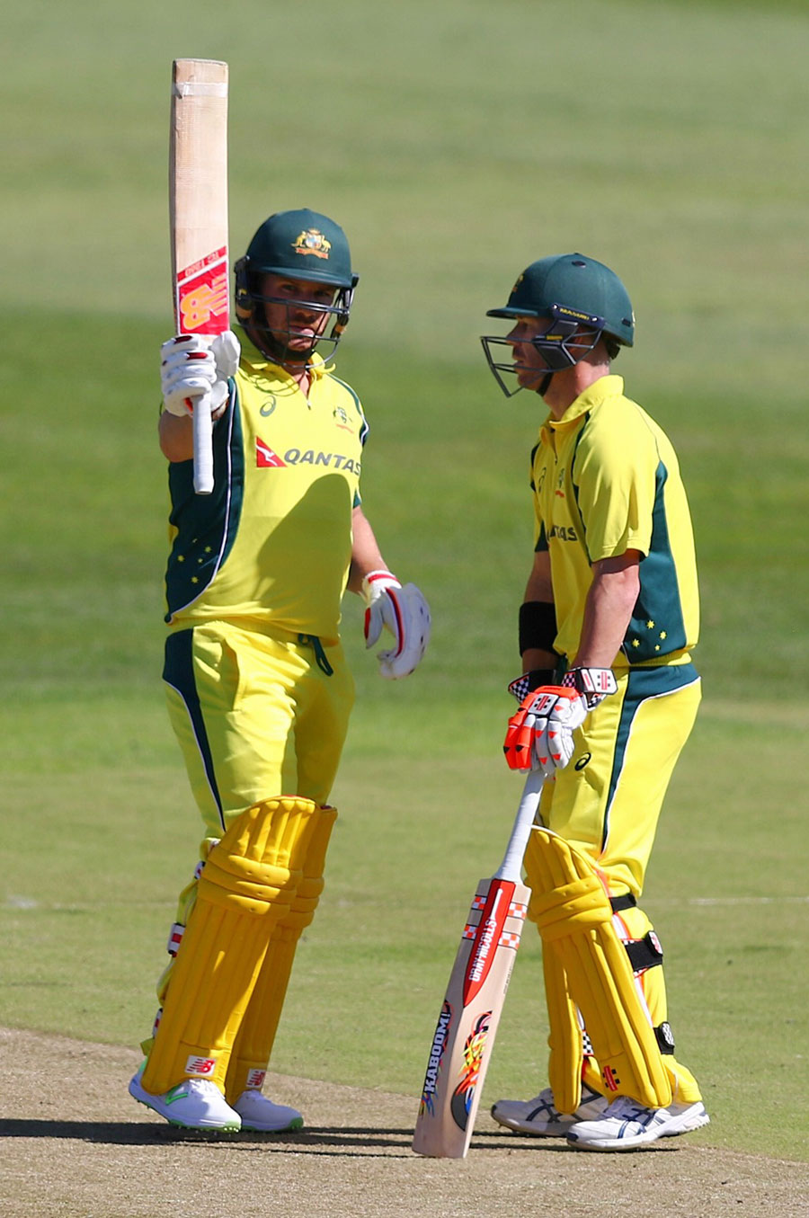 Aaron Finch brought up his half-century from 32 deliveries during the 3rd ODI between Australia and South Africa at Durban on Wednesday.