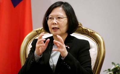President Tsai Ing-wen said Taiwan will launch talks with Japan on maritime cooperation.