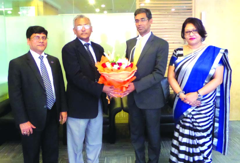 The Management of Prime Insurance Company Ltd recently expressed its heartiest felicitations to Md. Arfan Ali, newly appointed President & Managing Director of Bank Asia Ltd. On behalf of company, Syed Monirul Huq, Deputy Managing Director and Sujit Kumar
