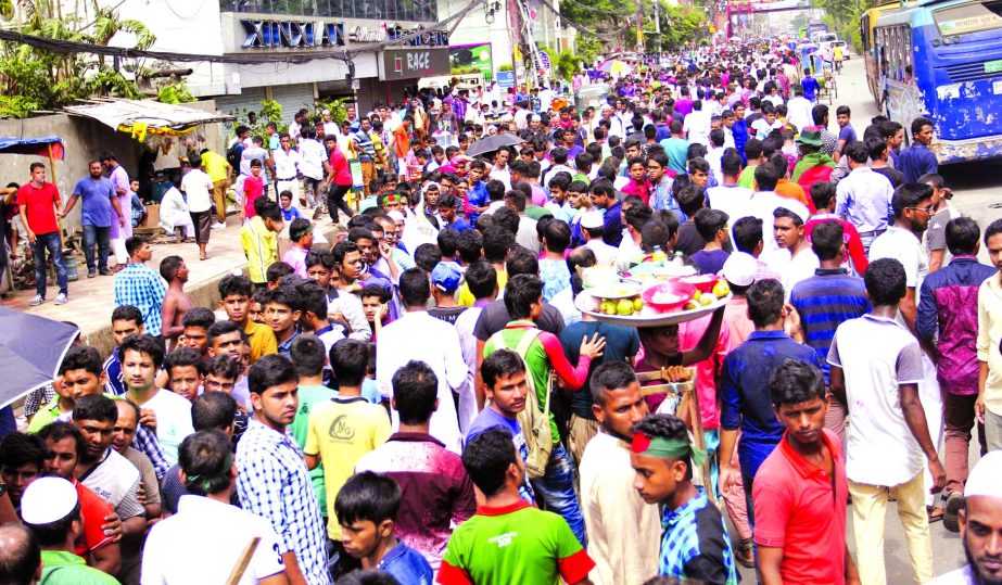 Thousands of cricket fans waiting from Thursday night in long queue for Bangladesh-England first one-day International Cricket Match held on Friday for collecting tickets.