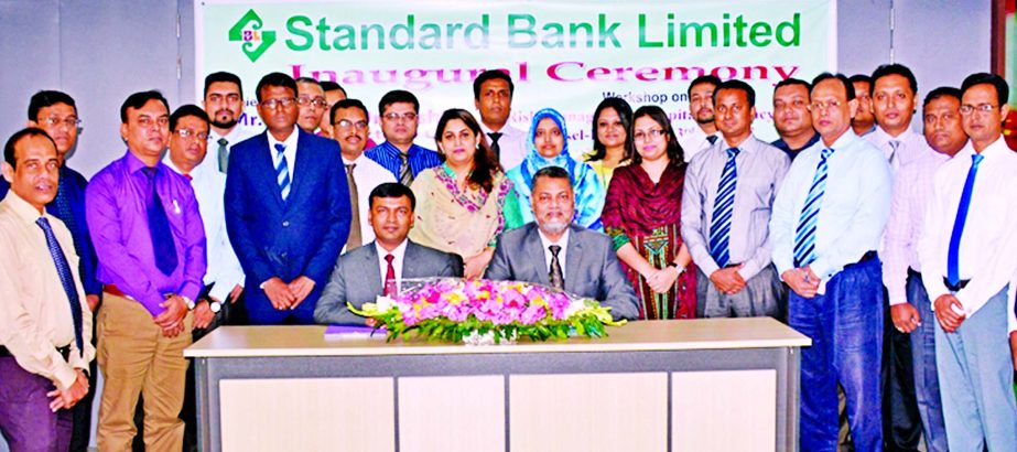 Mamun-Ur-Rashid Managing Director & CEO of Standard Bank Limited recently inaugurated a 2-day long workshop on "Risk Management, Capital Adequacy and Basel-III Accord" organized by the Training Institute of the Bank. Md. Amzad Hossain Fakir, Faculty of