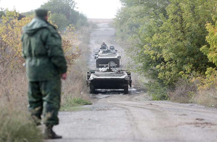 Fighting in East Ukraine-which has claimed nearly 10,000 lives-has dragged on despite a peace plan brokered by Germany and France.