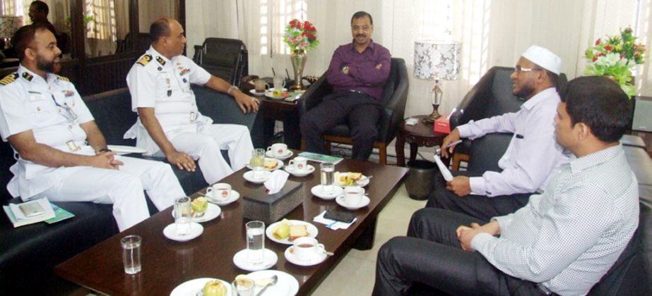 Commodore M Nazmul Karim Kislu, MD, Chittagong Dry Dock Ltd called on CCC Mayor A J M Nasir Uddin at its office on Wednesday.