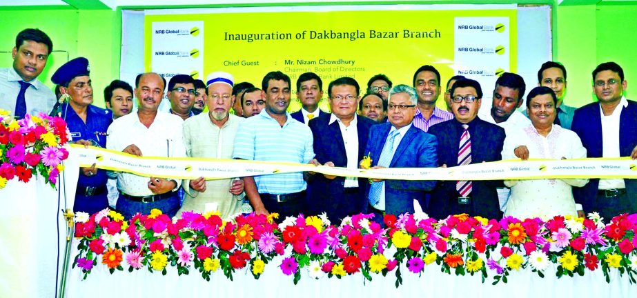 Nizam Chowdhury, Chairman of NRB Global Bank Ltd, inaugurated its Dakbangla Bazar Branch at Feni recently. Md. Golam Sarwar, Additional Managing Director of the bank, Professor Dr. M Wahiduzzaman, Vice Chancellor, Noakhali Science and Technology Universit