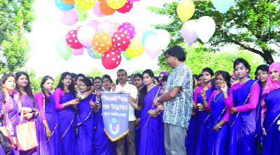 KHULNA: KU VC Dr Mohammad Faiekuzzaman inaugurating 3-day long course completion function on the campus yesterday.