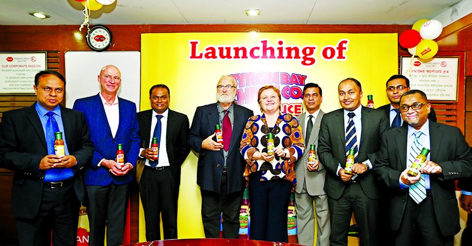 PRAN has started producing six varieties of chilli sauces of Byron Bay Chilli Company, an Australia-based sauce manufacturer. Julia Niblett, Australian High Commissioner to Bangladesh, Minhaz Chowdhury, Country Manager of Australian Trade Commission, John
