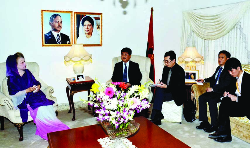 A delegation of The People's Republic of China led by Zheng Ziaosong, Vice-Minister International Department of CPC Central Committee called on BNP Chairperson Begum Khaleda Zia at the latter's political office in the city's Gulshan on Saturday.