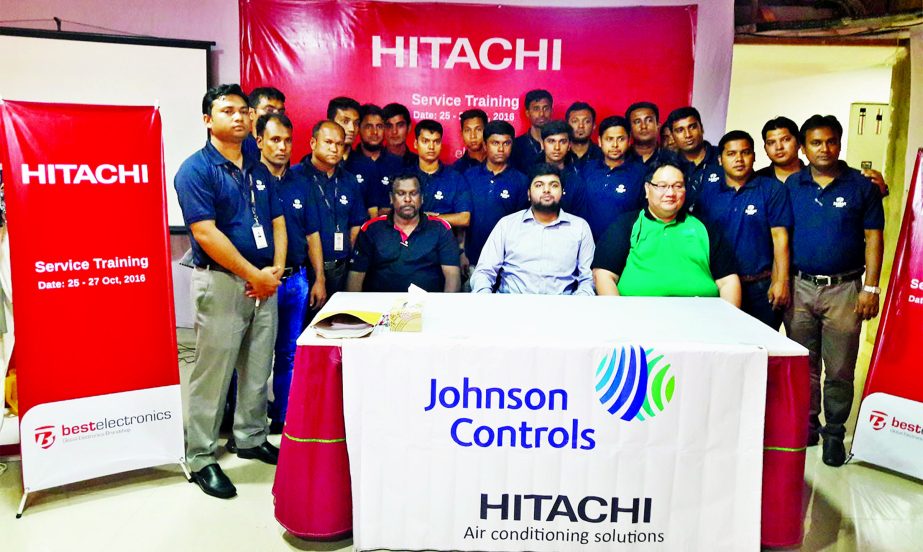 Best Electronics, authorized distributor of Hitachi arranged a "Technical Service Training Program" for its employees from 25th to 27th October, 2016. Syed Director and Ashhab Zaman Rafid AGM (Sales) of Best Electronics were present at the conclusion pr