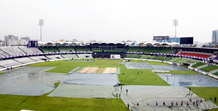 There was heavy rainfall in Dhaka the day before the second Test. Sher-e-Bangla National Cricket Stadium at Mirpur was covered allday long on Thursday. Bangladesh looking forward to restore some lost pride as they face visiting England in the crucial seco