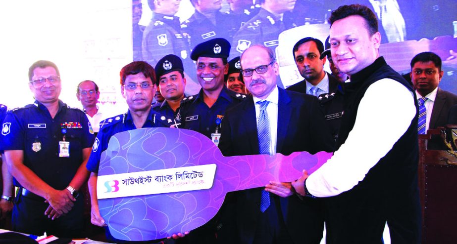 Southeast Bank Limited as a part of its CSR activity has recently donated a Pick-up Van to "Valuka Model Thana." S.M. Mainuddin Chowdhury, Additional Managing Director of the Southeast Bank handed over the key of the van to A K M Shahidul Hoque, bpm, p