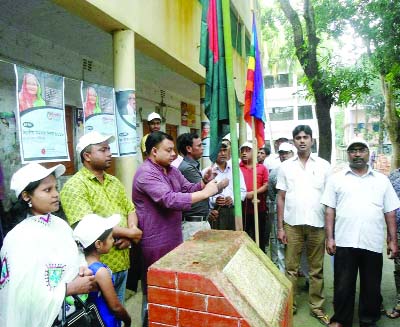 MANIKGANJ: Md Shafiqur Rahman, UNO and Md Maksud Hossain, Upazila Cooperative Officer inaugurating programme marking the National Cooperative Day on Saturday.