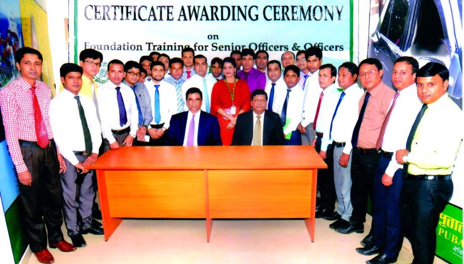 A course on 'Foundation Training for Senior Officers & Officers' of Pubali Bank Ltd was held recently in the city. Md. Abdul Halim Chowdhury, Managing Director of the bank and Niranjan Chandra Gope, Principal of Pubali Bank Training Institute were prese