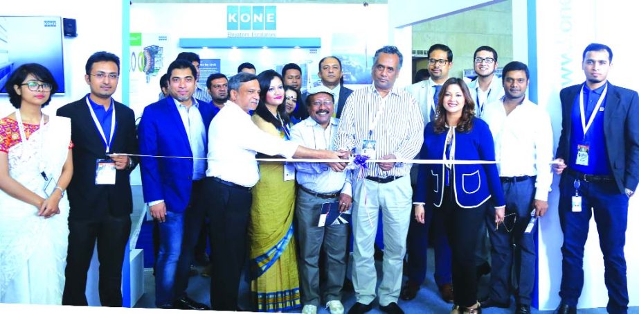 Dr. Abu Sayeed M Ahmed, President of Institute of Architects Bangladesh (IAB); Faizur Rahman Khan, Managing Director of Building for Technologies and Ideas (bti), Arman Haque, Chairman of Innstar, and Faria Samreen Nizam, Director of Business Development