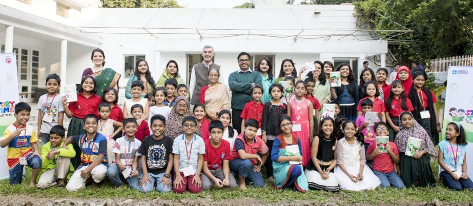 Sayeed Khokon, Mayor, Dhaka South City Corporation, launches a programme namely 'Story Time' at the British Council, Dhaka University Campus office recently.