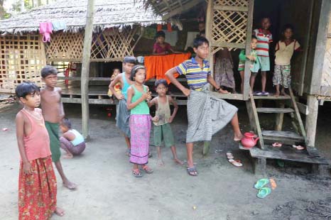 The UN says upto 30,000 Rohingya have been displaced by violence in Myanmar's Rakhine state, where dozens of people have been killed in clashes with the military.